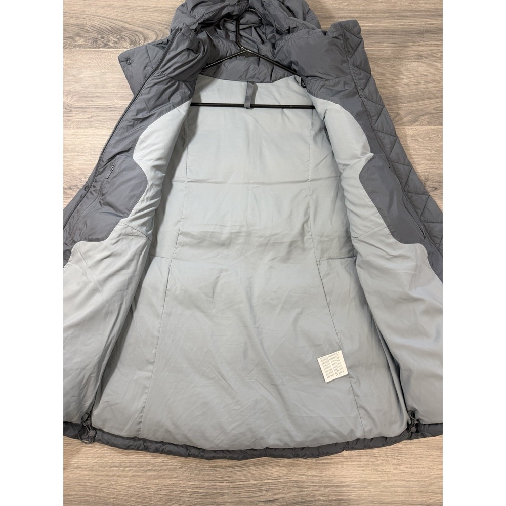 Lululemon Wunder Puff Mid-Length Vest Size 6 Color Oil Grey/Belgian Blue Hooded - Picture 5 of 13